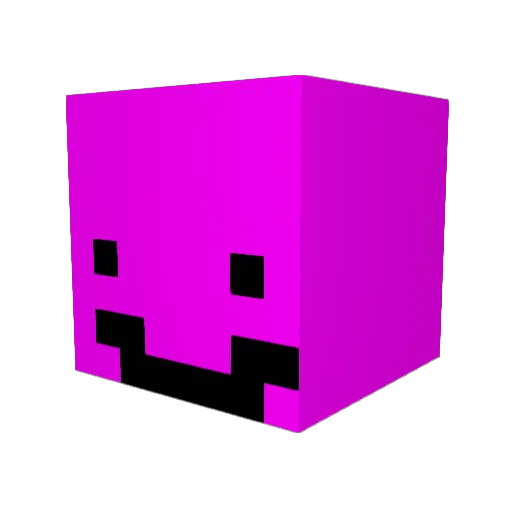 GGloG Minecraft avatar head, 3D render