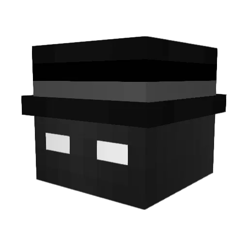 GGnotEZ Minecraft avatar head, 3D render