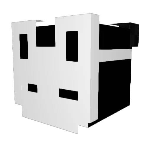 GGseat Minecraft avatar head, 3D render