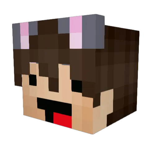 GGuYa98 Minecraft avatar head, 3D render