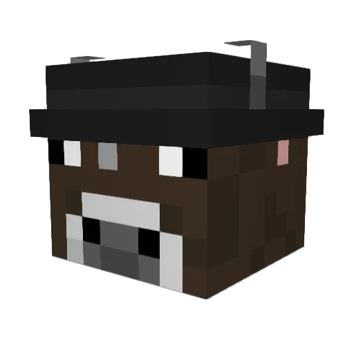 GGunerr Minecraft avatar head, 3D render