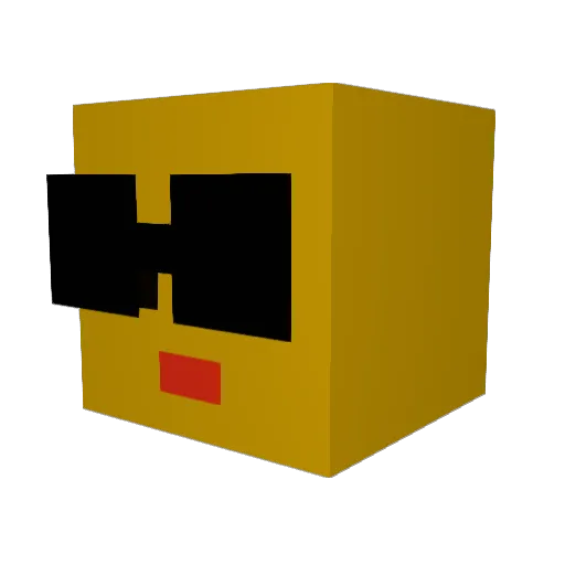 GGuni58 Minecraft avatar head, 3D render