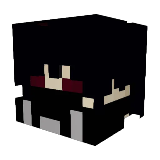GH05TBL4D3 Minecraft avatar head, 3D render