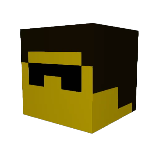 GH0STS27 Minecraft avatar head, 3D render