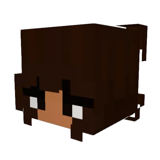GH0ULGUTS Minecraft avatar head, 3D render