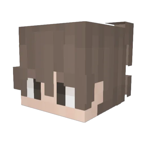 GH7723 Minecraft avatar head, 3D render