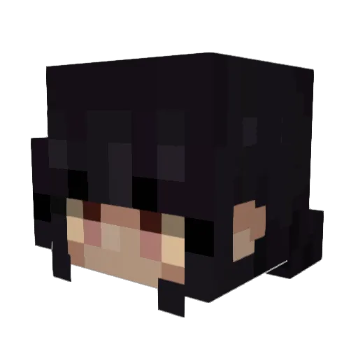 GHGSterben Minecraft avatar head, 3D render