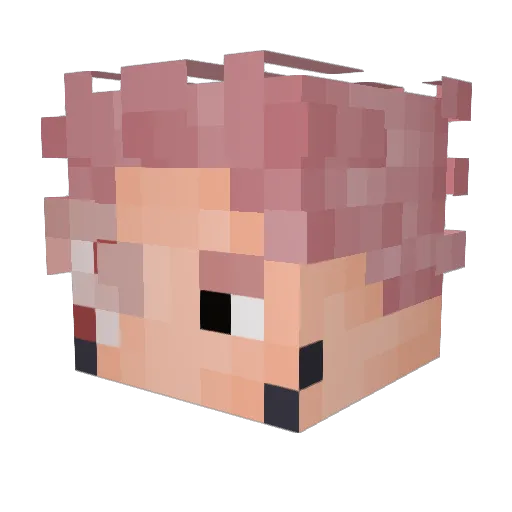 GHOSTYY420 Minecraft avatar head, 3D render