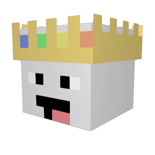 GHOSTY_LEGEND Minecraft avatar head, 3D render