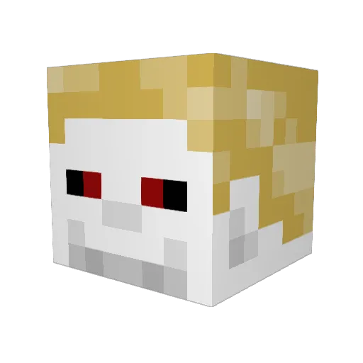 GHalexander91 Minecraft avatar head, 3D render