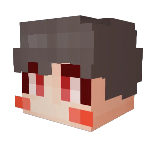 GHyeon03 Minecraft avatar head, 3D render