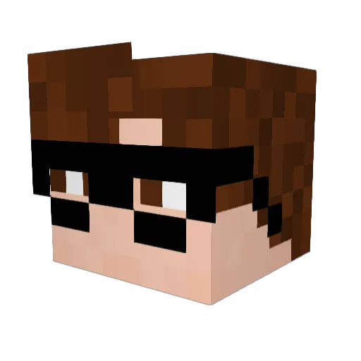 GIAMMY70 Minecraft avatar head, 3D render