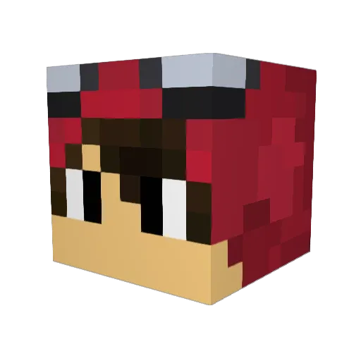 GIANNIS9761 Minecraft avatar head, 3D render
