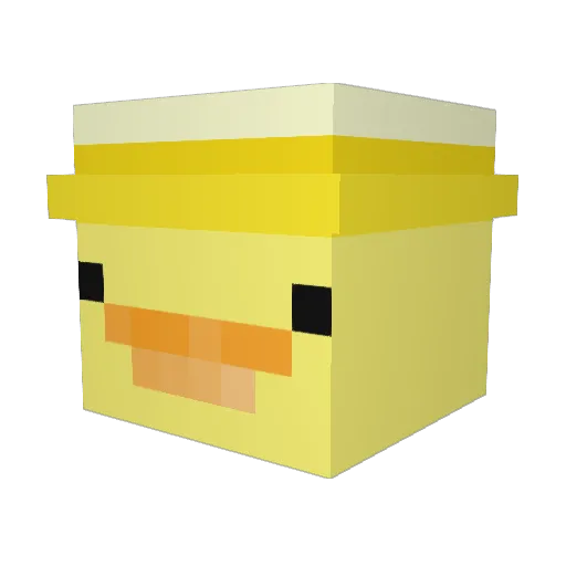 GIDDERS14 Minecraft avatar head, 3D render