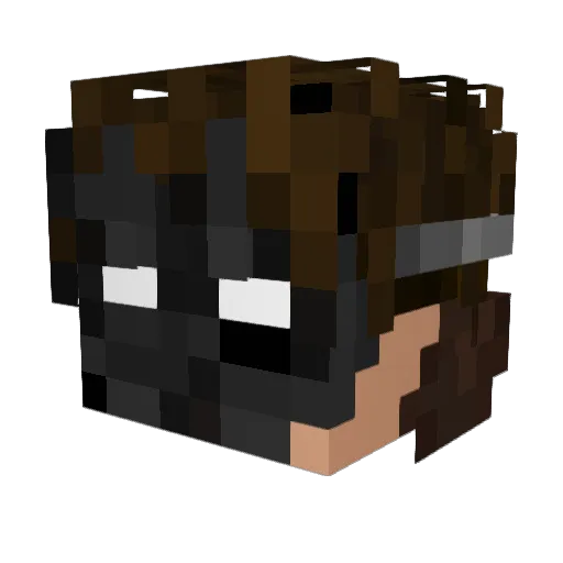 GIDOO Minecraft avatar head, 3D render