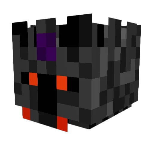 GIGATRON69 Minecraft avatar head, 3D render