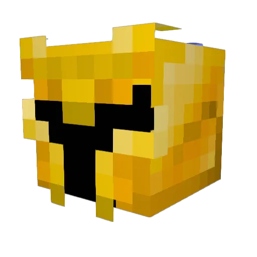 GIHIMO Minecraft avatar head, 3D render