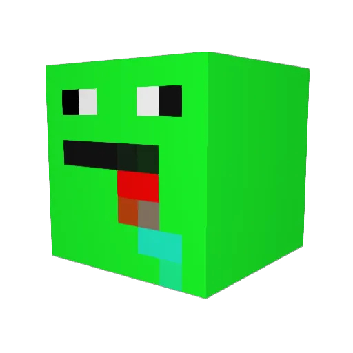 GIMME0461 Minecraft avatar head, 3D render