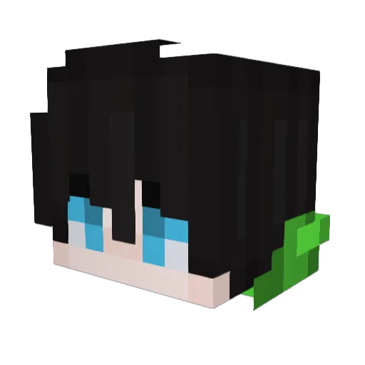 GIOXEX Minecraft avatar head, 3D render