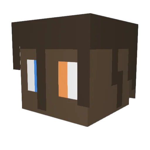GJayZ Minecraft avatar head, 3D render
