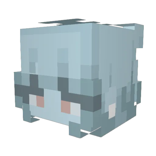 GJrockz Minecraft avatar head, 3D render