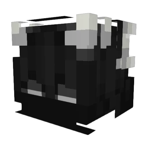 GKBR0129 Minecraft avatar head, 3D render
