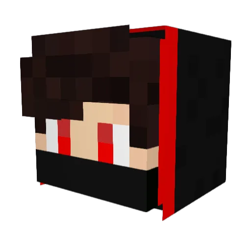 GKCCharis Minecraft avatar head, 3D render