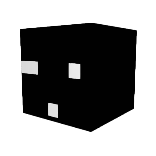 GKSWJD1 Minecraft avatar head, 3D render