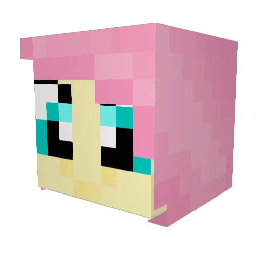 GKS_67 Minecraft avatar head, 3D render