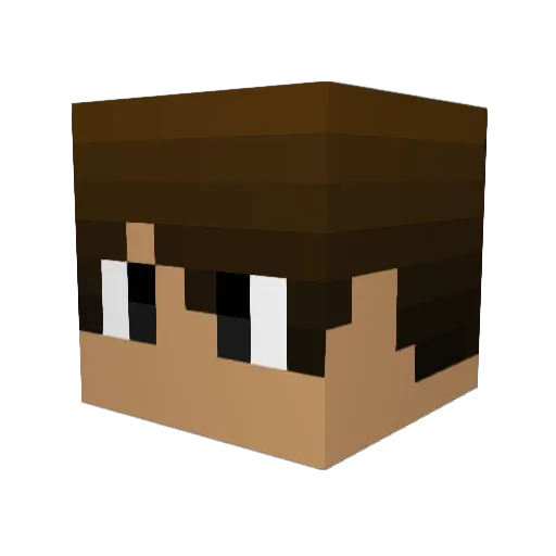 GKwarrior10 Minecraft avatar head, 3D render