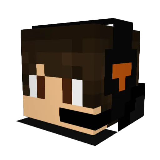 GLADIADOR_5 Minecraft avatar head, 3D render