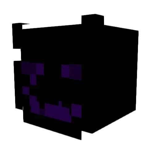GLAR1530 Minecraft avatar head, 3D render