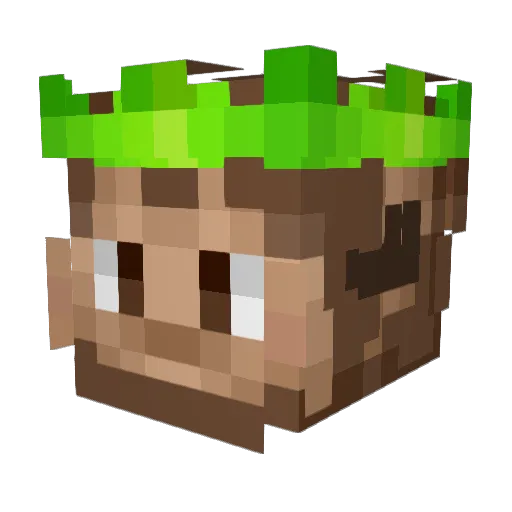 GLIX420 Minecraft avatar head, 3D render