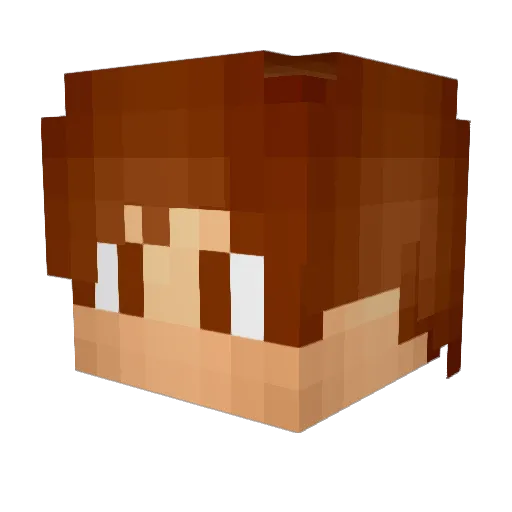 GLL_Pando Minecraft avatar head, 3D render