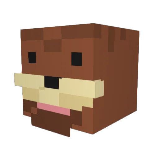 GLOBOHOMO123 Minecraft avatar head, 3D render
