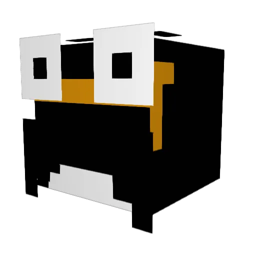 GL_Josh Minecraft avatar head, 3D render