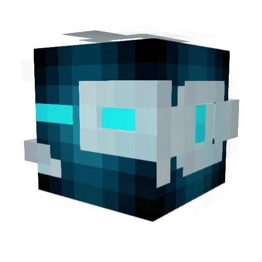 GLaDOS85 Minecraft avatar head, 3D render