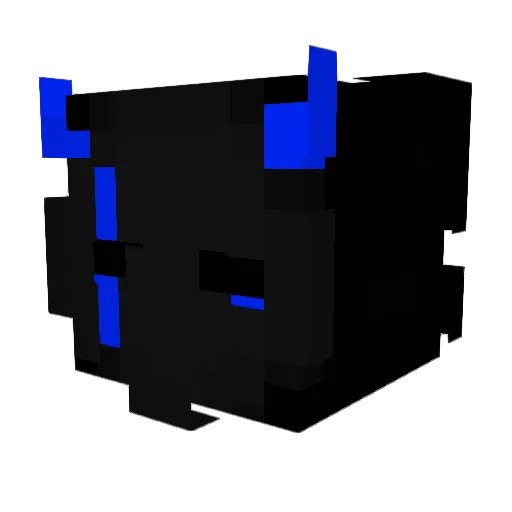 GMA21 Minecraft avatar head, 3D render