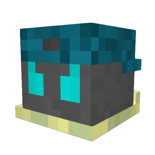 GMC_Nederak424 Minecraft avatar head, 3D render