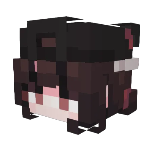 GME_Ryo Minecraft avatar head, 3D render
