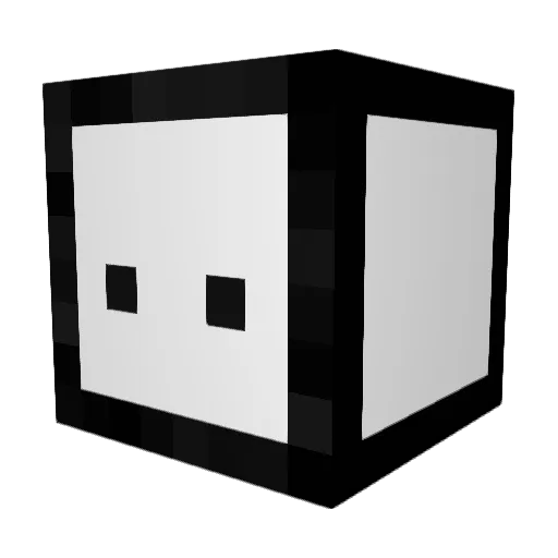 GMSychr Minecraft avatar head, 3D render