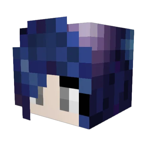 GMX14 Minecraft avatar head, 3D render