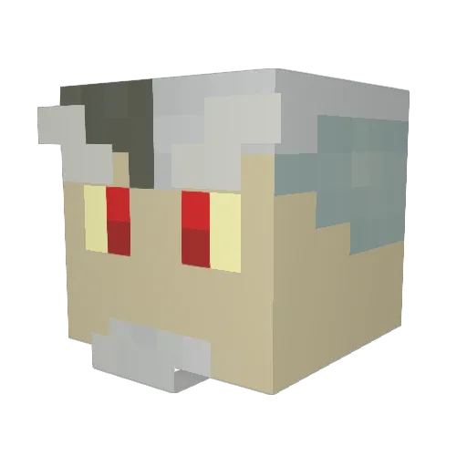 GM_Discord Minecraft avatar head, 3D render