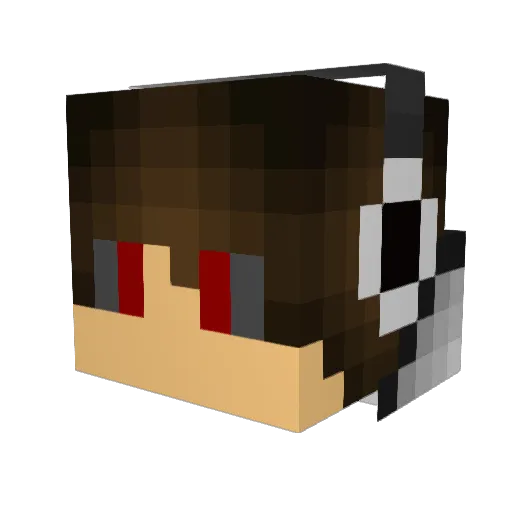 GMan1346 Minecraft avatar head, 3D render