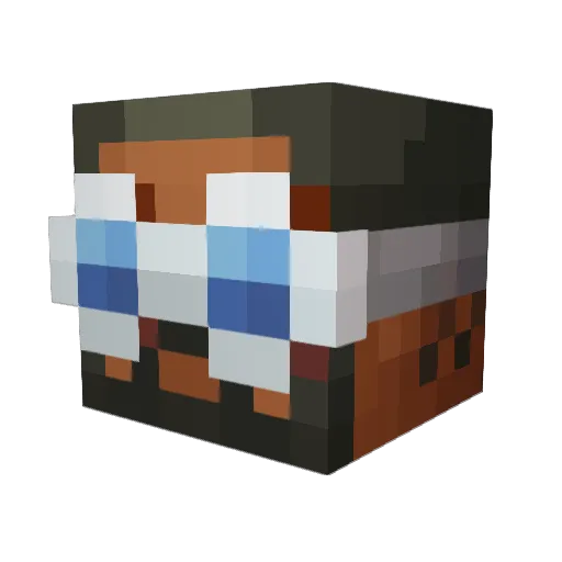 GMars89 Minecraft avatar head, 3D render