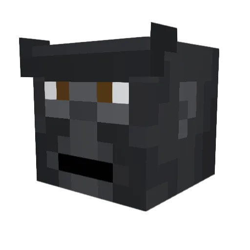 GOAOS Minecraft avatar head, 3D render