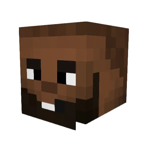 GOATJames23 Minecraft avatar head, 3D render