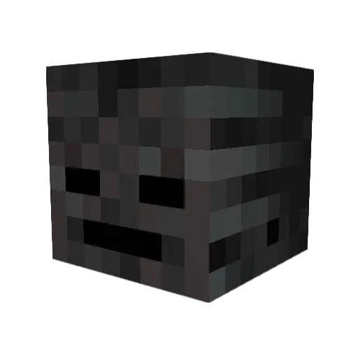 GOATLM10 Minecraft avatar head, 3D render