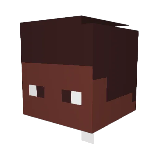 GOATNour Minecraft avatar head, 3D render