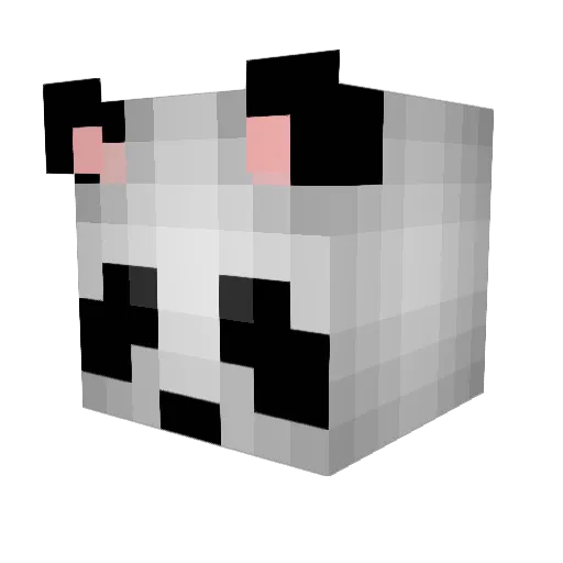 GOAToXiC Minecraft avatar head, 3D render